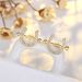 Silver plated 14K mini personalized small U earrings for women's new trend 2025 ins earrings live broadcast_voghion.com