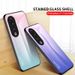 Etui ze szkła hartowanego Gradient do Honor 90 Pro 80 GT 70 60 SE 50 Honor X7A X8A X9A X7 X8 X9 X6 X6S X30i Błyszcząca tylna obudowa_voghion.com