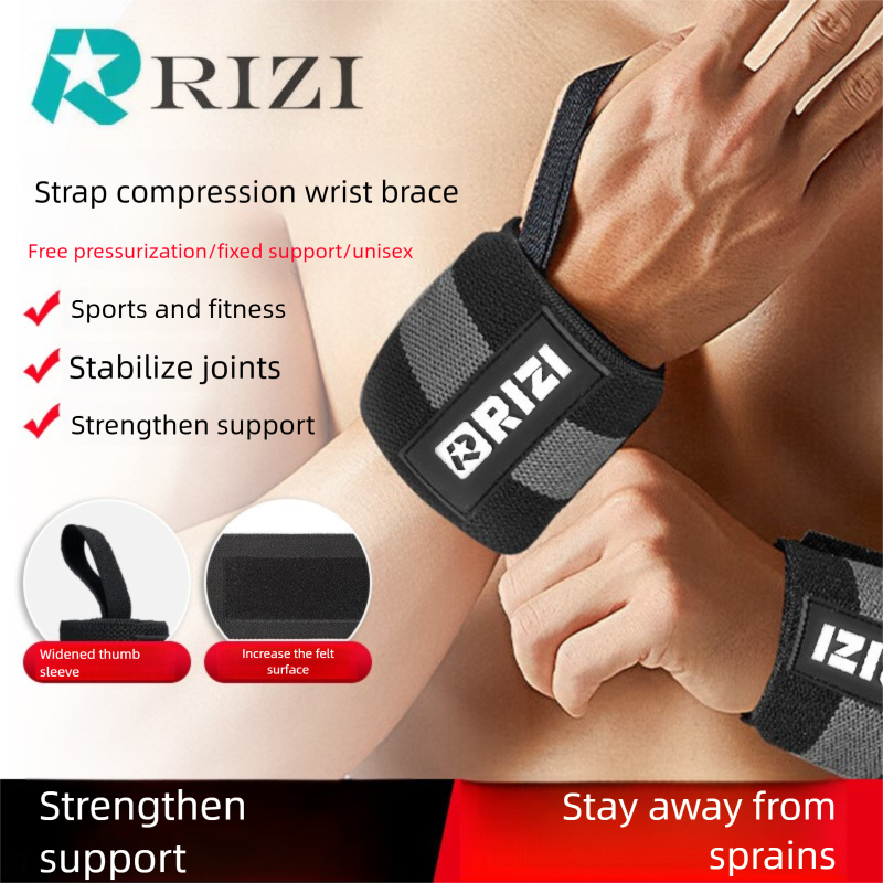 Sports Fitness Sweat-Absorbent Breathable Compression Support Anti-Sprain Protective Gear Badminton Weightlifting Wrist_voghion.com