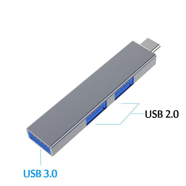 Multi-Splitter-Hub Verwenden Sie ein Netzteil mit 3 Ports, mehrere Expander 2.0 USB 3.0 Hub für PC_voghion.com