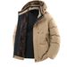 QFV507045555501<2 Manteau Jumia Grande Taille pour hommes d'âge mûr et seniors, doublure polaire, veste matelassée en coton épais, vêtements d'extérieur_voghion.com