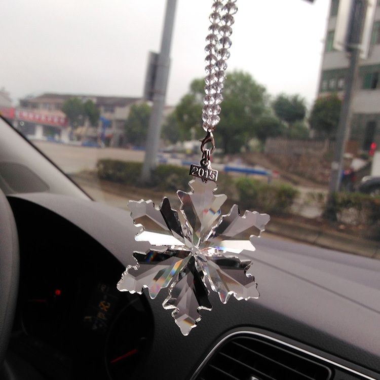 25th Anniversary Edition Interior Snowflake Car Hanging Decoration Manufacturer Wholesale By Xiao Deng Xiao Deng Accessories Crystal Pendant_voghion.com