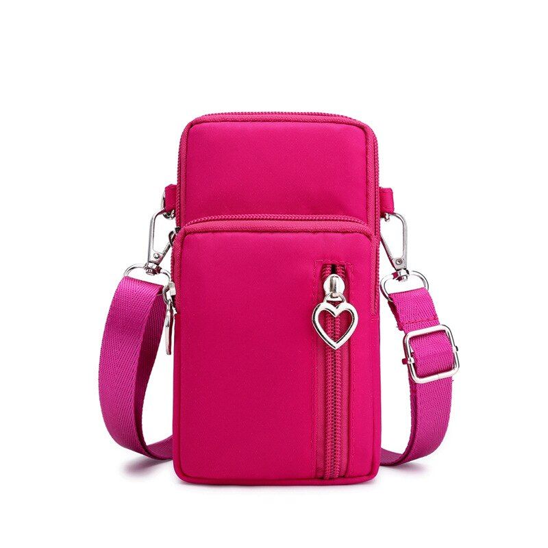 Borsa per cellulare nuova borsa da braccio porta chiavi per cambio chiave a tre strati mini tracolla da polso femminile_voghion.com