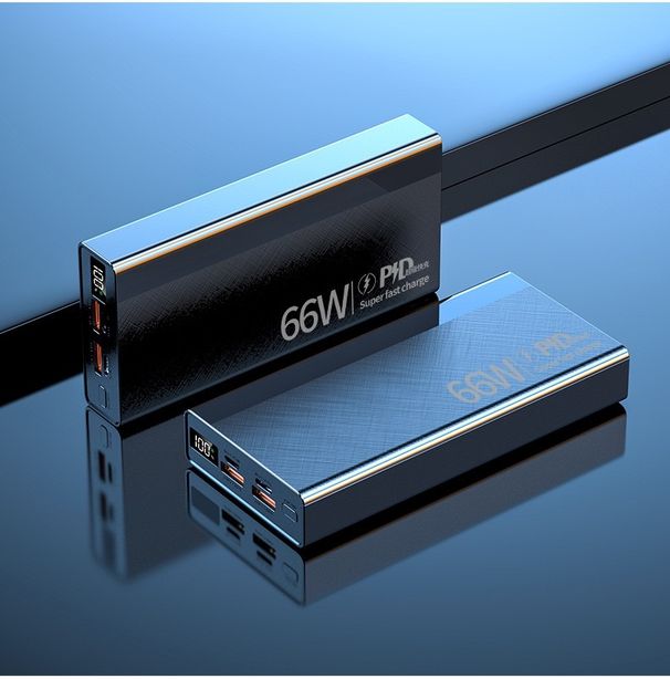 20000mAh 66W Super Fast Charging Power Bank – Ultra Slim Portable Charger With PD 3.0 & QC, Dual USB Output For IPhone, Samsung, Huawei_voghion.com