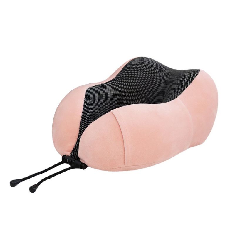 Home Textile Memory Foam Neck Pillow Neck Pillow U Shaped Neck Pillow Business Travel Pillow Magnetic Cloth Cervical Pillow Airplane Memory Pillow_voghion.com