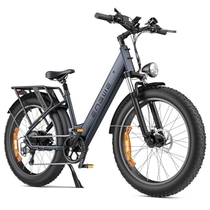 ENGWE E Terrengsykler, Ebike 48 V 16 Ah Batteri opptil 150 km, El-sykkel med 26 x 4 Tommers fettdekk, Elsykkel 250 W_voghion.com