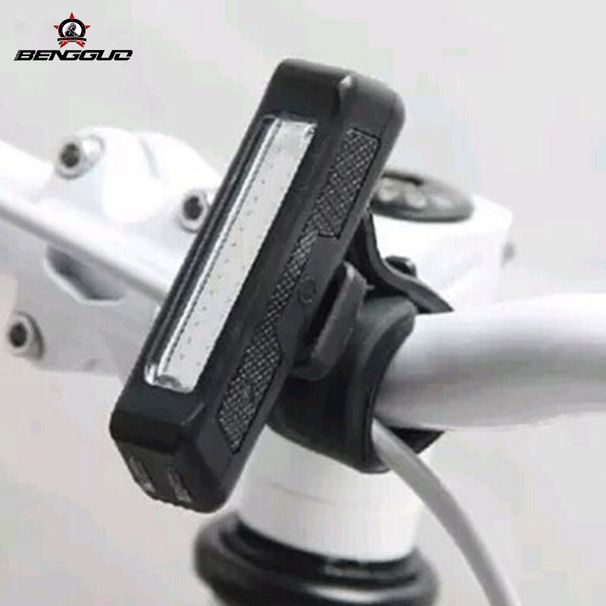 Bicycle 2261 USB töltő COMET hátsó lámpák éjszakai figyelmeztető lámpák hegyi kerékpár fényszórók kerékpár kiegészítők_voghion.com