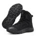Men's & Women's Tactical Boots - Lightweight, Breathable & Slip-Resistant For Running, Training & Duty Mid Tube Black Men_voghion.com