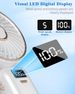 Cute Face Mini Handheld Fan - 4500mAh Travel Cooler_voghion.com