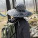 Cappello da sole da uomo con tesa larga 15 cm - Asciugatura rapida e impermeabile per pesca, escursionismo e attività all'aperto estive_voghion.com