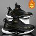 ShoeVault Factory Direct Men's Winter Fleece-Lined Warm High-End Thick-Soled Sneakers Northeastern Rotating Button Cotton Shoes_voghion.com