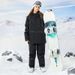 Traje de esquí unisex: conjunto de snowboard resistente al viento, impermeable y transpirable (hombre y mujer)_voghion.com