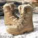 Unisex Winter Snow Boots For Couples - High Top Waterproof Hiking Boots With Fleece Lining, Non-Slip Rubber Sole For Outdoor Adventures_voghion.com