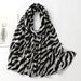 Women's Scarve Classic Popular Leopard Print Cotton Long Scarf Retro Trend Zebra Print Headscarf Women Spot_voghion.com