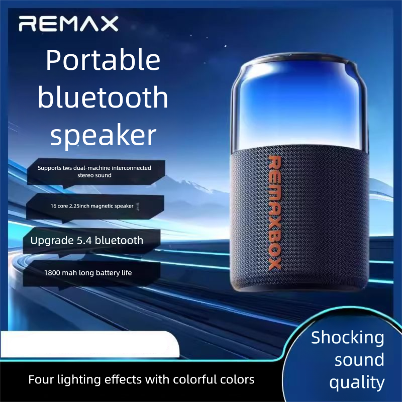 Ruiliang Wireless RGB Light Effect Bluetooth Portable Outdoor High-Quality Mini Speaker Colorful Atmosphere Subwoofer_voghion.com