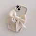 Koreanische süße 3D Bowknot Candy Handyhülle für iPhone 15 13 14 12 Pro Max 16 Pro Max 11 Einfache stoßfeste Schutzhülle Geschenk_voghion.com