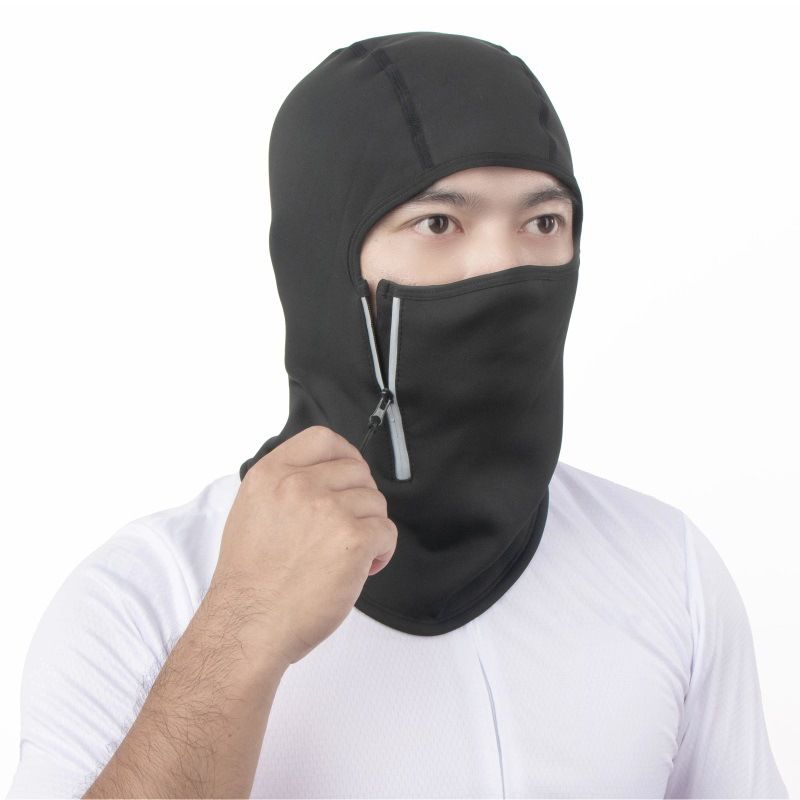 Autumn and winter riding warm head cover windproof ski mask motorcycle inner zipper opening explosion_voghion.com