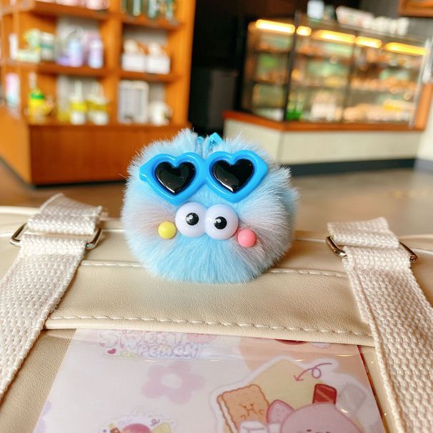 Creative Rainbow Elf Cute Student Bag Cartoon Ornaments Gift Net Red Plush Pendant Keychain Accessories_voghion.com