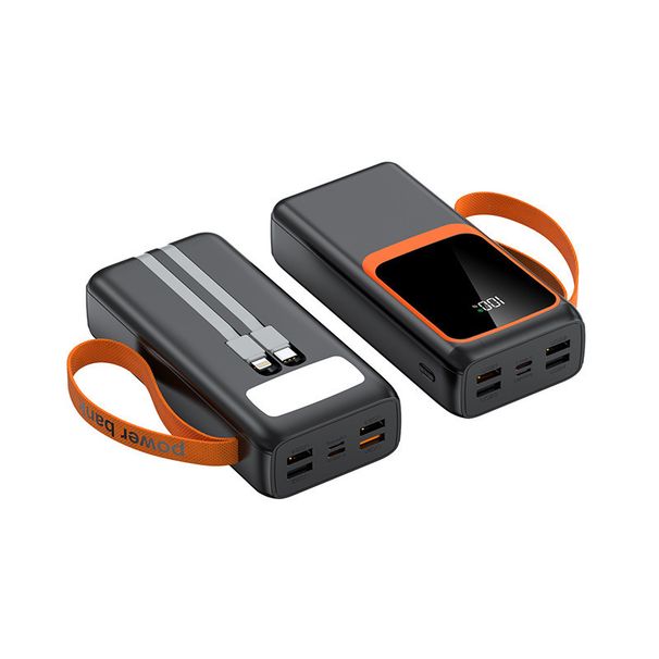 Power Bank Outdoor 160000 MAh 100,000 Large Capacity Power Bank With Cable Super Fast Charging 50000 MAh Mobile Power Bank_voghion.com