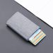 Card Holder Purse Wallets Canvas Card Bag Rfid Anti-theft Brush Automatically Ejects Credit Card Dollar Clip Metal Card Bag Men's Multi-card Wallet_voghion.com