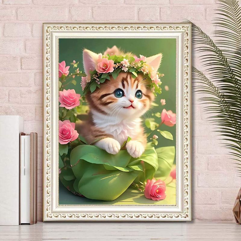 DIY Diamond Painting, 30 * 40CM (free High-end Gold-plated Pattern Photo Frame)_voghion.com