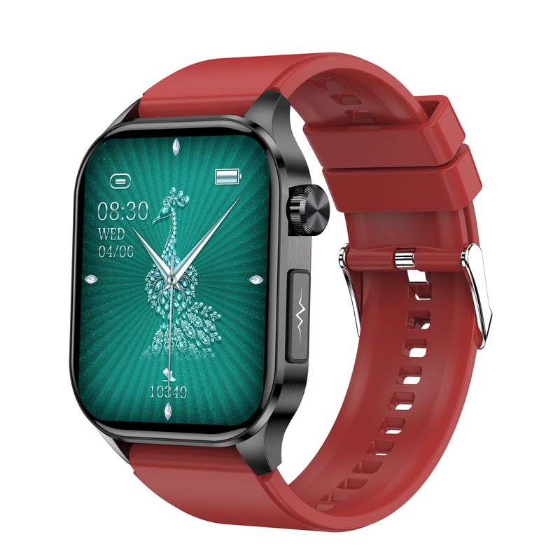 New ET580 Smartwatch ECG Non-invasive Bloo Glucose HRV Temperature Monitoring AI Meical Iagnosis Bluetooth Sports_voghion.com