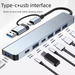 Typ-C/USB 8-in-1 Dual-Head Docking Station Laptop Multi-Funktion Multi-Kartenleser Hub HDMI_voghion.com