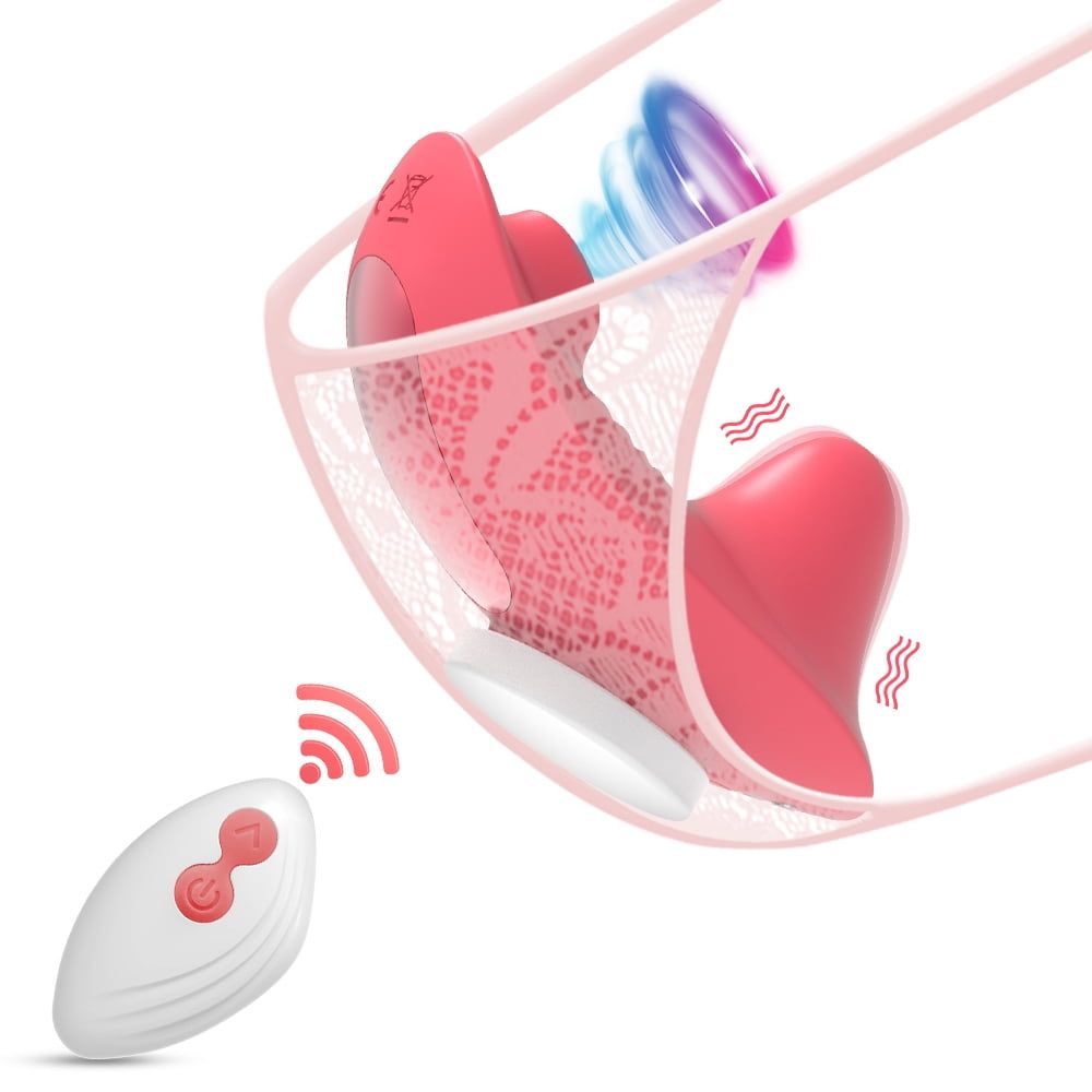 Vibratore indossabile XBONP, vibratore per succhiare il clitoride con telecomando e clip magnetica, 10 modalità di vibrazione e 4 di succhiamento, sesso per adulti_voghion.com