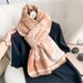2024 autumn/winter Chinese style edge wrapped scarf for women, warm, fashionable, versatile, cashmere thick_voghion.com