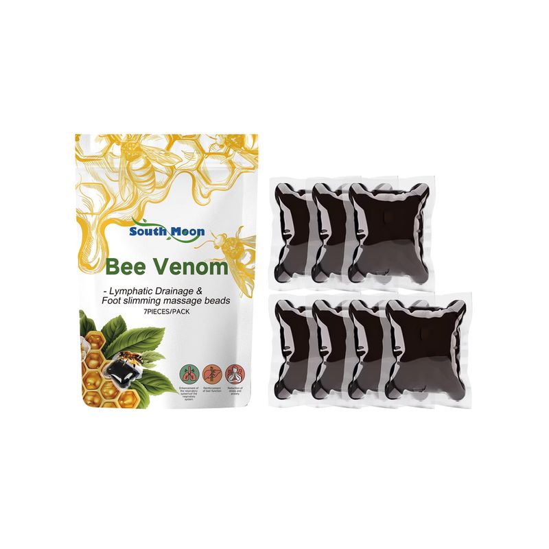 Las bolas de remojo con veneno de abeja de SOUTH MOON hidratan y muestran la belleza curvada del cuerpo. Gel de baño para pies_voghion.com