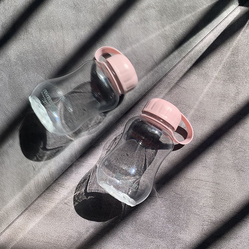 200m Tasse mit kleinem Fassungsvermögen Kleine Größe Mini kleine tragbare Plastiktasse für Studentinnen Fallsichere tragbare Tasche Wassertasse_voghion.com