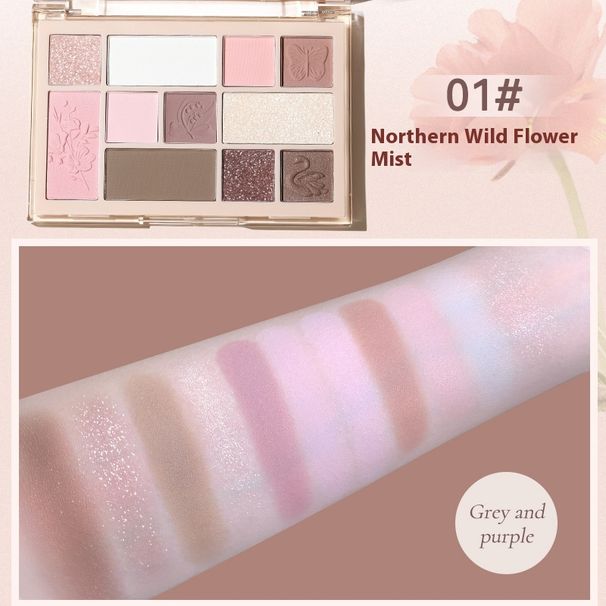 NOVO5967 Vast Nebula oogschaduw Eleven Color Disk Dumb Flash Dual Quality Dagelijkse veelzijdigheid Zomer_voghion.com