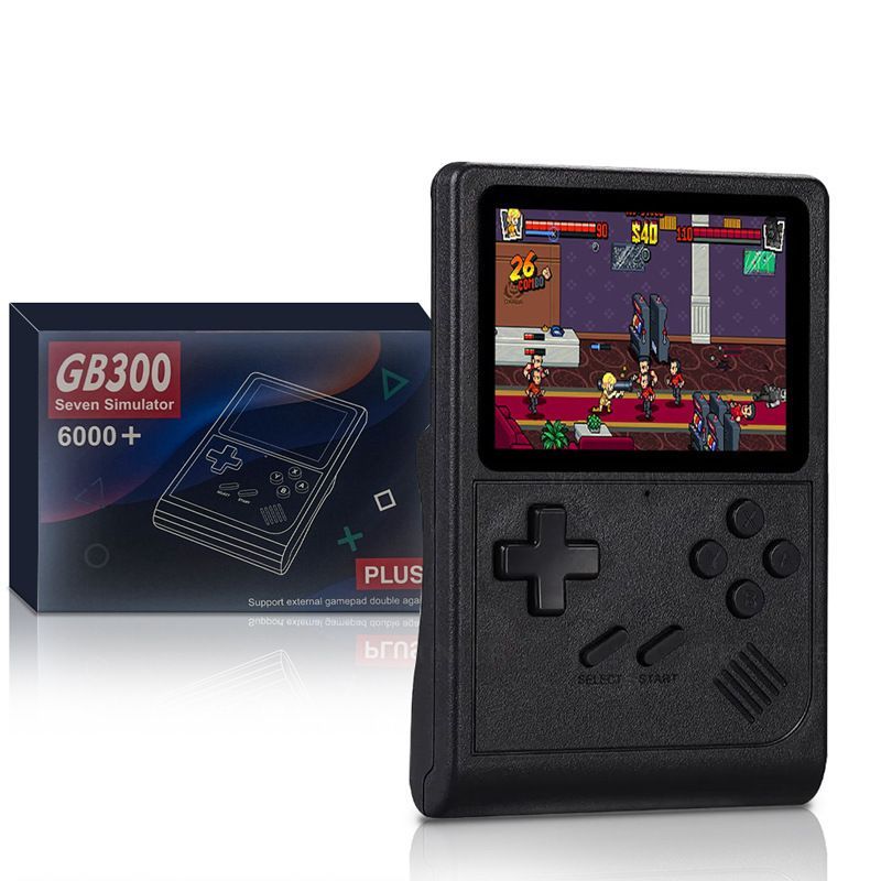 GB300 Handheld Portable Retro Game Console 6000+ Games Two-Player Battle HD Large Screen_voghion.com