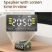 Mini Magnetic Backcip Bluetooth Speaker Time Display HiFi Sound Box Wireless Night Light MP3 Music Player Handsfree_voghion.com