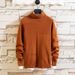 Man's Autumn and Winter Models Front and Back Casual Fashion Pullover Turtleneck Sweater Slim-fit Sweater Foreign Trade Running Amount_voghion.com