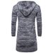 Herretøj hættetrøje tyk cardigan sweater frakke strik sweater_voghion.com