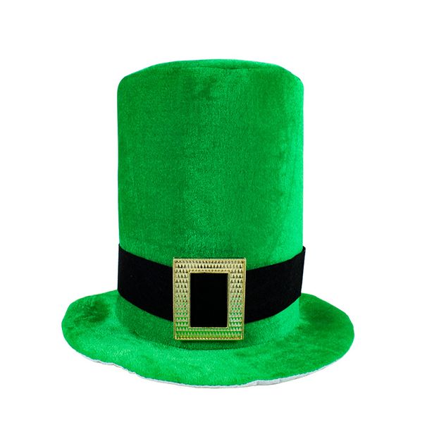 Cappello irlandese di San Patrizio con barba a trifoglio, cappello a cilindro per festa di Carnevale, spettacolo Topper_voghion.com