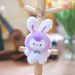 Keychain Adorable Plush Bunny Cute Rabbit Bag Charm Soft Animal Stuffed Doll_voghion.com