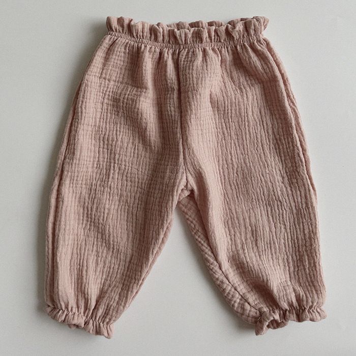 Baby-Baumwollhose – Weiche, atmungsaktive und stylische lange Hose mit niedlichen Drucken, elastischer Taille für Neugeborene und Kleinkinder (0–1 Jahr, 66–100 cm)_voghion.com