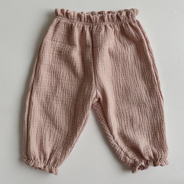 Baby-Baumwollhose – Weiche, atmungsaktive und stylische lange Hose mit niedlichen Drucken, elastischer Taille für Neugeborene und Kleinkinder (0–1 Jahr, 66–100 cm)_voghion.com