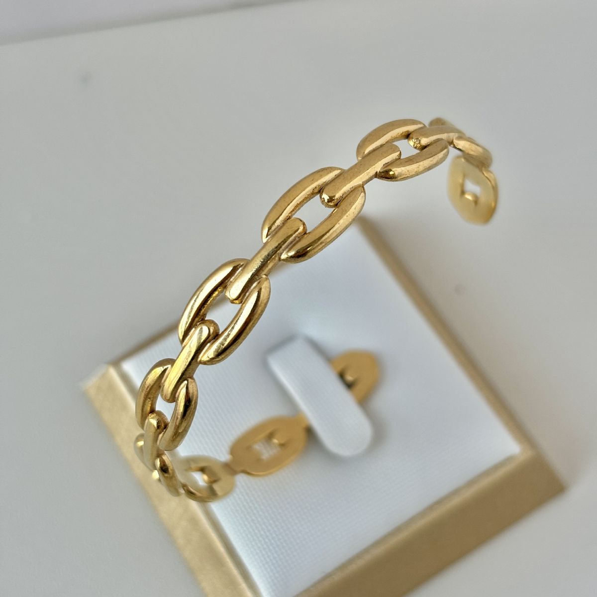 Pulseira versátil de aço inoxidável, nova, banhada a ouro, com diamantes e pérolas, joia feminina moderna, à prova d'água_voghion.com