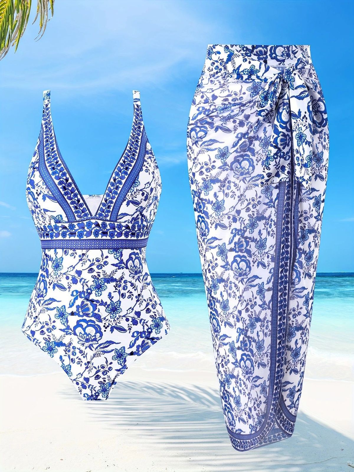 Maillot de bain une pièce sexy avec jupe couvrante, push-up haute élasticité, dos nu, pour femmes, tailles S, M, L, XL_voghion.com