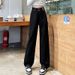 Gerade Jeans mit hoher Taille für Damen im Frühjahr und Herbst 2025, neue lockere und dünne Drapierung, schmale Version, weite Wischhose mit weitem Bein, Flut_voghion.com