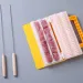 New Double Row BBQ Meat Skewer Machine Multifunctional Reusable Plastic BBQ Skewer Maker Kebab Tool Kitchen Accessories Camping_voghion.com