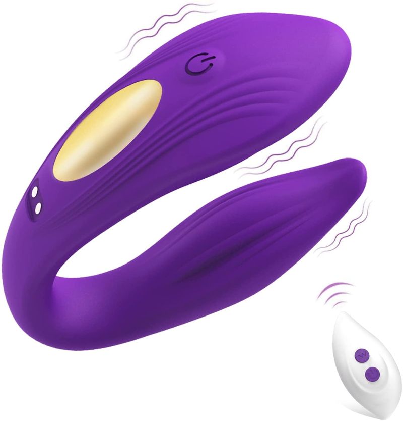Imimi Rabbit Clit G Spot Vibrator Couple Sex Toys Wireless Remote Control Clitoral Stimulator Dual Vibration Wearable (Rose Red)_voghion.com
