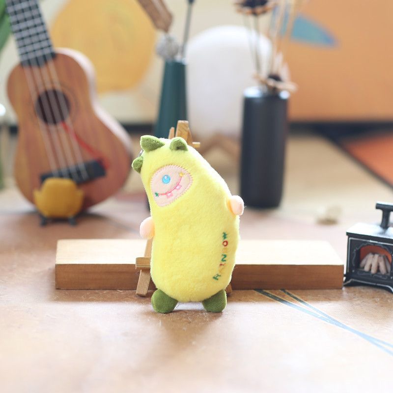 Plush Banana Keychain Adorable Cute Monster Doll Soft Toy For Accessories Bags And_voghion.com