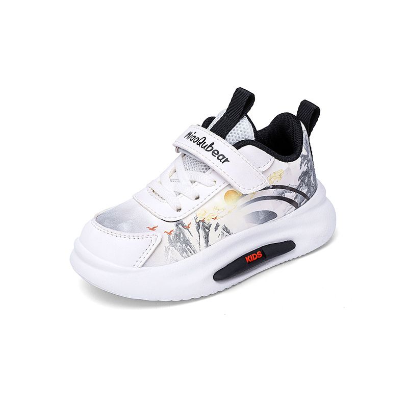 Kids Shoes Girls baby shoes new leather waterproof functional shoes small and medium-sized children boys comfortable soft-soled sports shoes_voghion.com