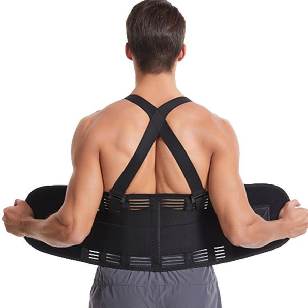 Warm Lumbar Support Belt - High-Strength For Fitness Weightlifting, Training & Work, Stabilizes Waist & Protects Lumbar Spine_voghion.com