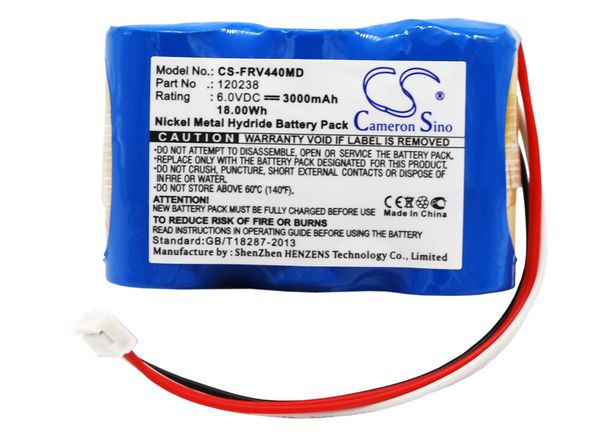 3000mAh Battery - CS-FRV440MD / Ni-MH / Volts: 6_voghion.com