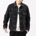 Herrenbekleidung Jeansjacke Mantel Herren gewaschene Arbeitskleidung Herren dunkelblaue Jungen Denim-Kleidung_voghion.com
